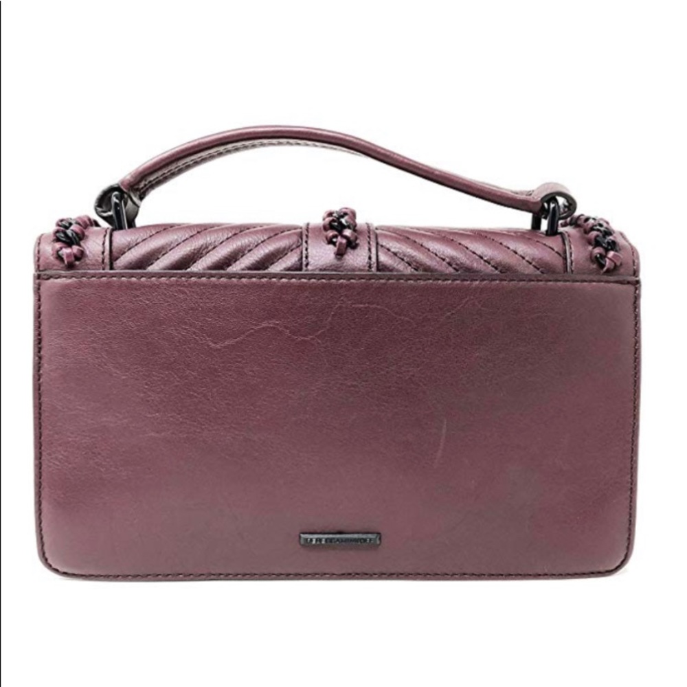 Rebecca Minkoff Love Chain Crossbody - Dark Cherry - Picture 3 of 6